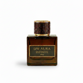 Perfume bottle labeled 'DW Aura Gentleman's Code' on a light background